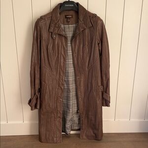 Danier Tan Leather Coat